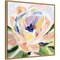 Spring Forth II by Annie Warren 22-in. W x 22-in. H. Canvas Wall Art Print Framed in Natural